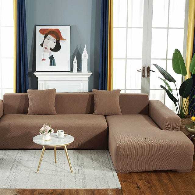 Housse canapé d'angle TONGDI Housse De France