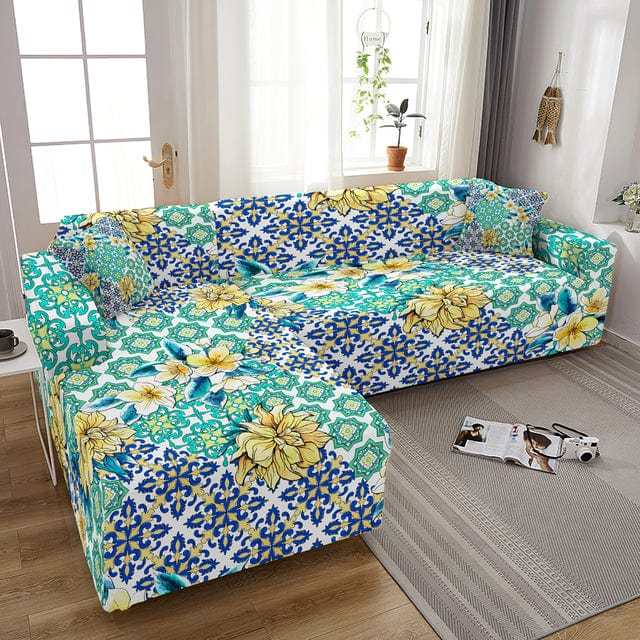 Housse canapé d'angle TOURNFLY Housse De France