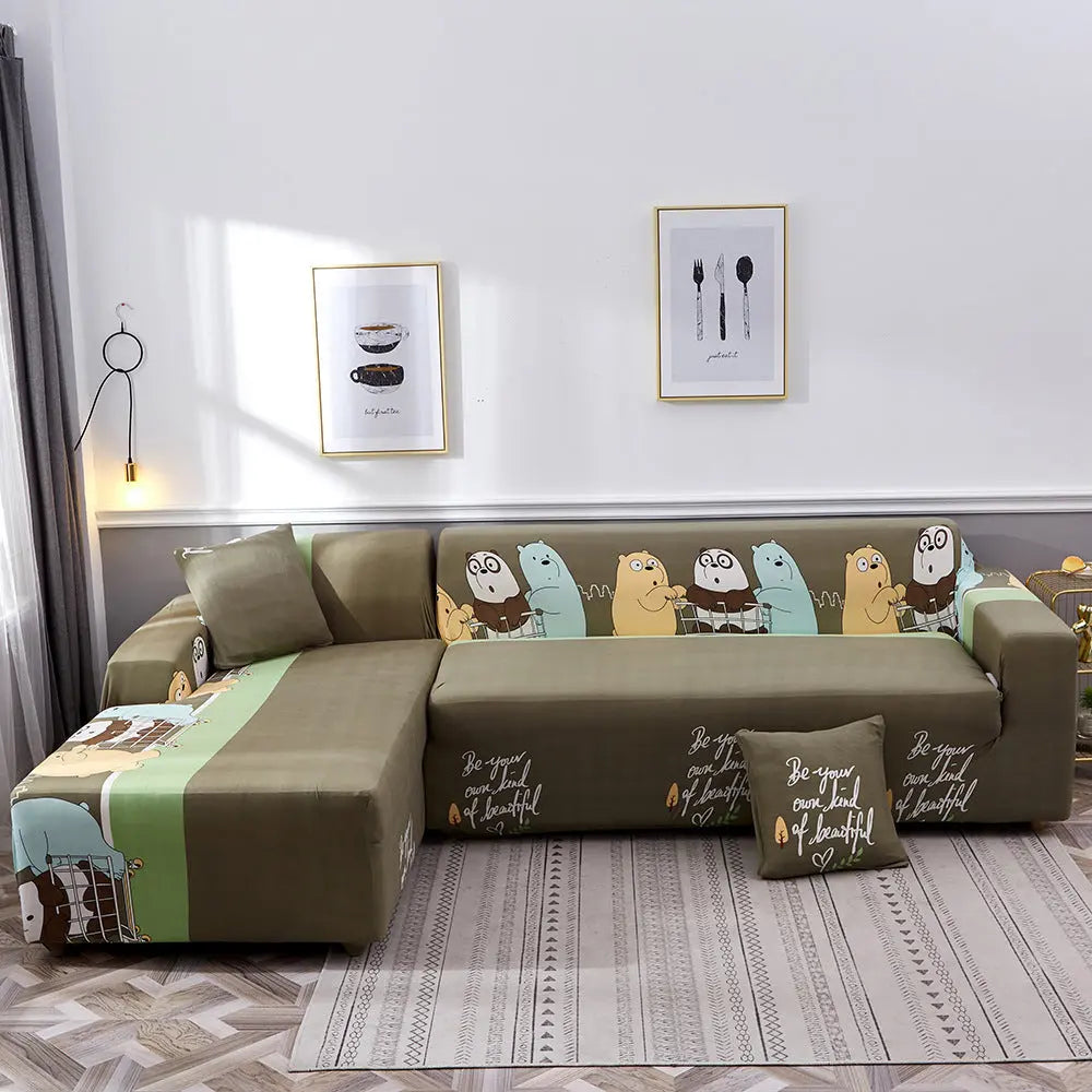 Housse canapé d'angle TROYES Housse de France