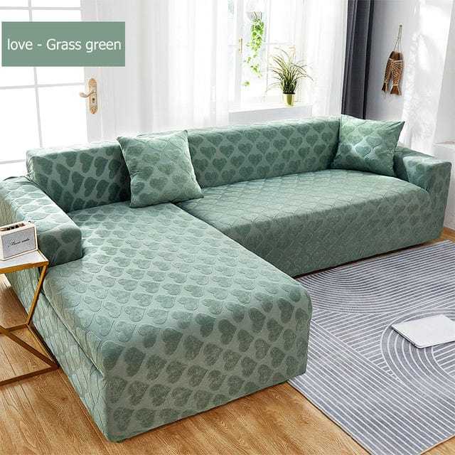 Housse canapé d'angle droit et gauche DAMIEA Housse De France