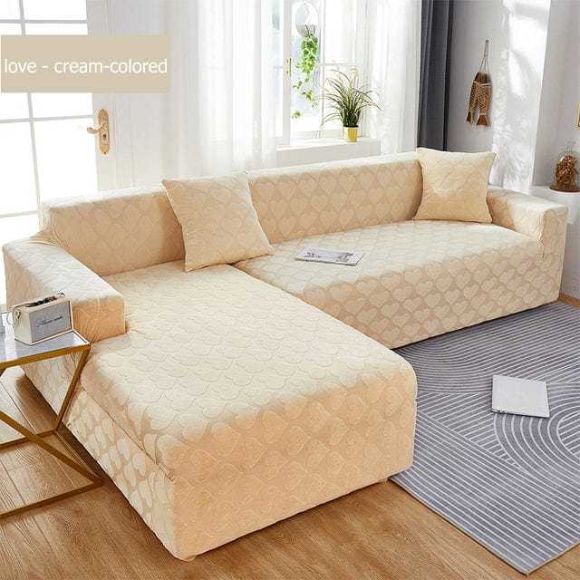 Housse canapé d'angle droit et gauche DAMIEA Housse De France