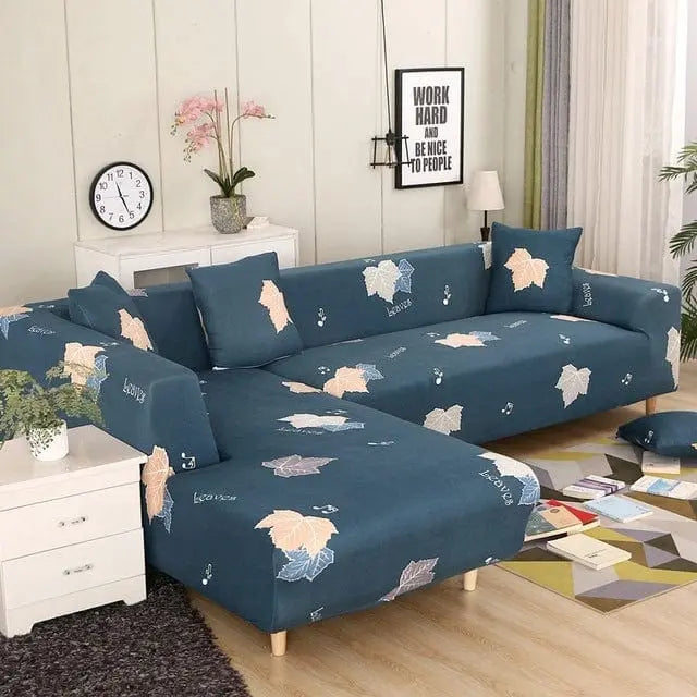 Housse canapé d'angle ou canapé en L BENZEA Housse De France