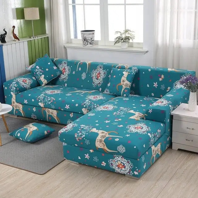 Housse canapé d'angle ou canapé en L BENZEA Housse De France