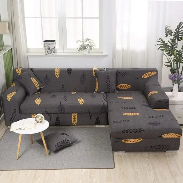 Housse canapé d'angle ou canapé en L BENZEA Housse De France