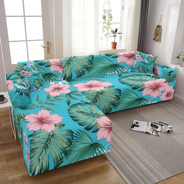 Housse canapé d'angle ou en forme L BUTTERFLY Housse De France