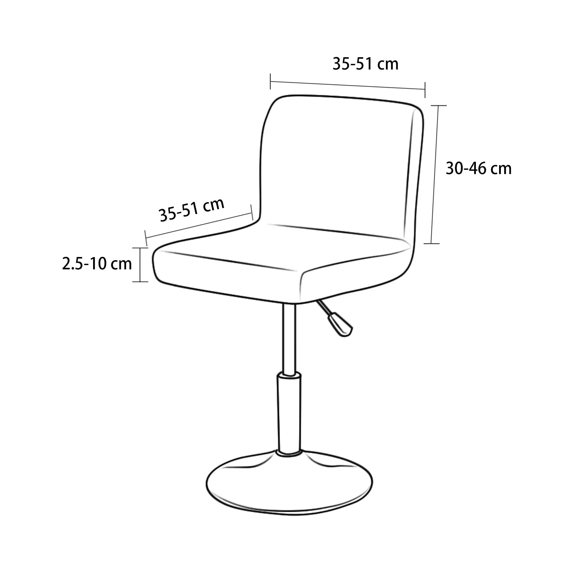 Housse chaise de bar COCOTIER Housse de France