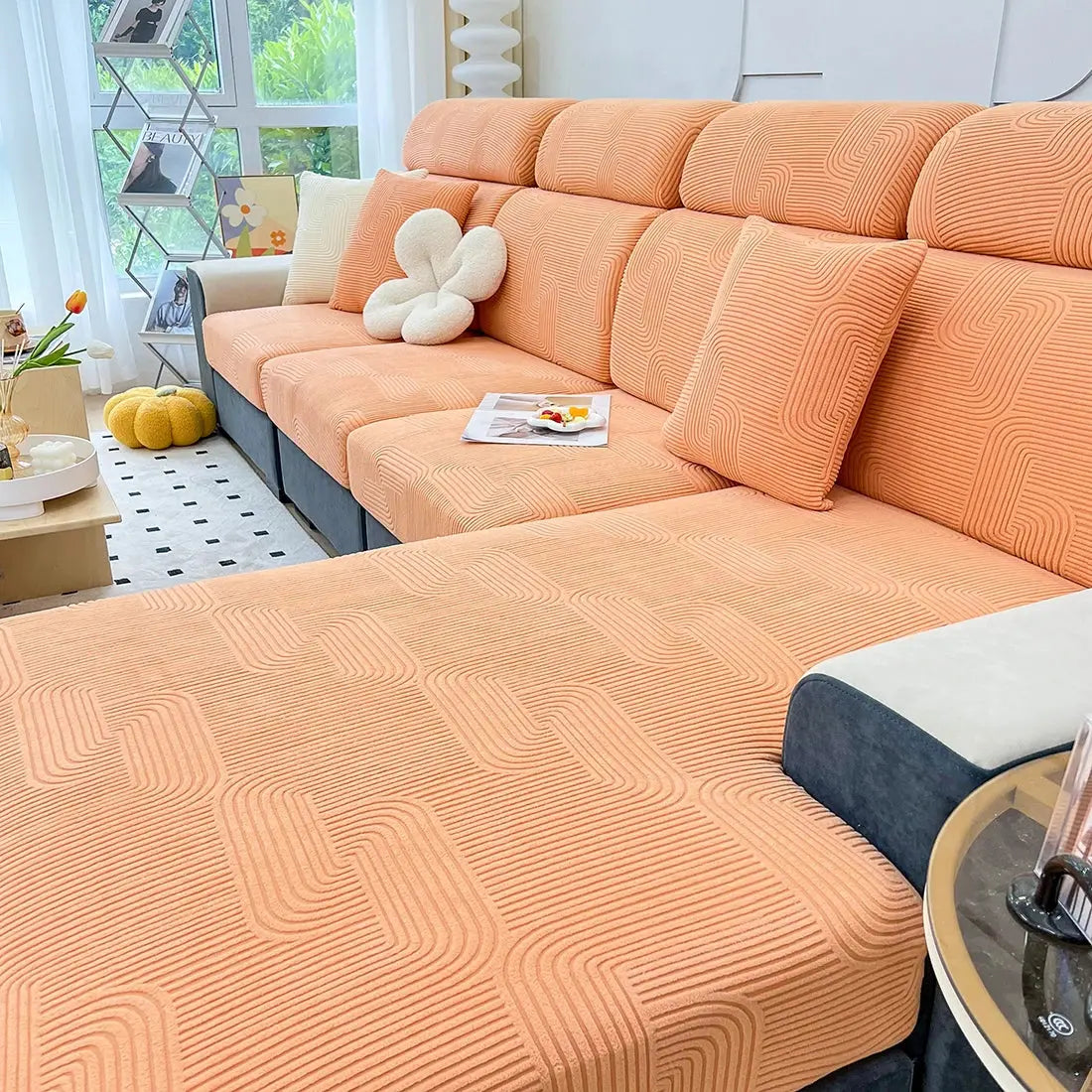 Housse d'assise canapé Fauve Housse de France