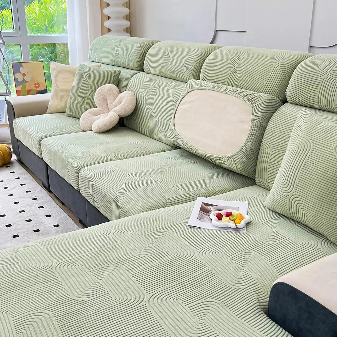 Housse d'assise canapé Fauve Housse de France