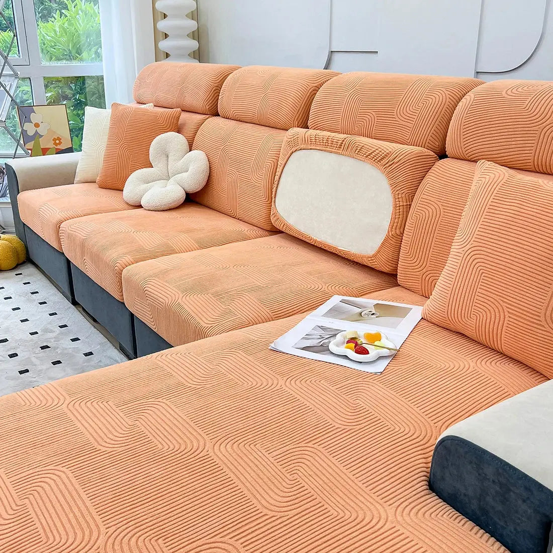 Housse d'assise canapé Fauve Housse de France