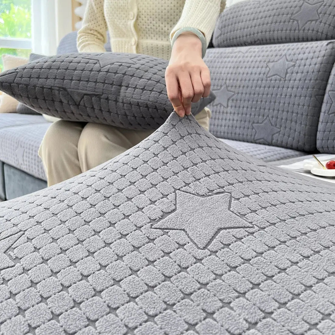 Housse d'assise canapé Fauve Housse de France