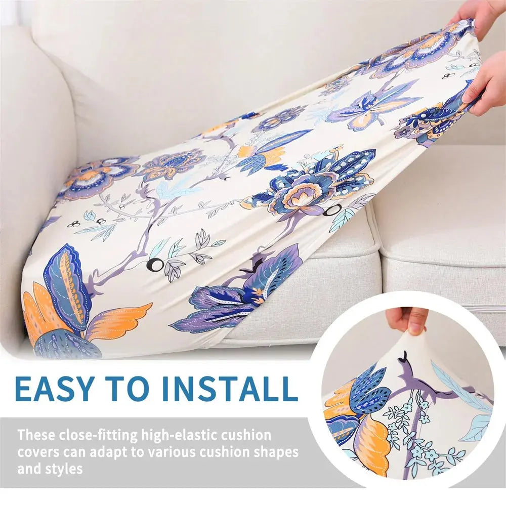 Housse d'assise canapé Lilas Housse de France