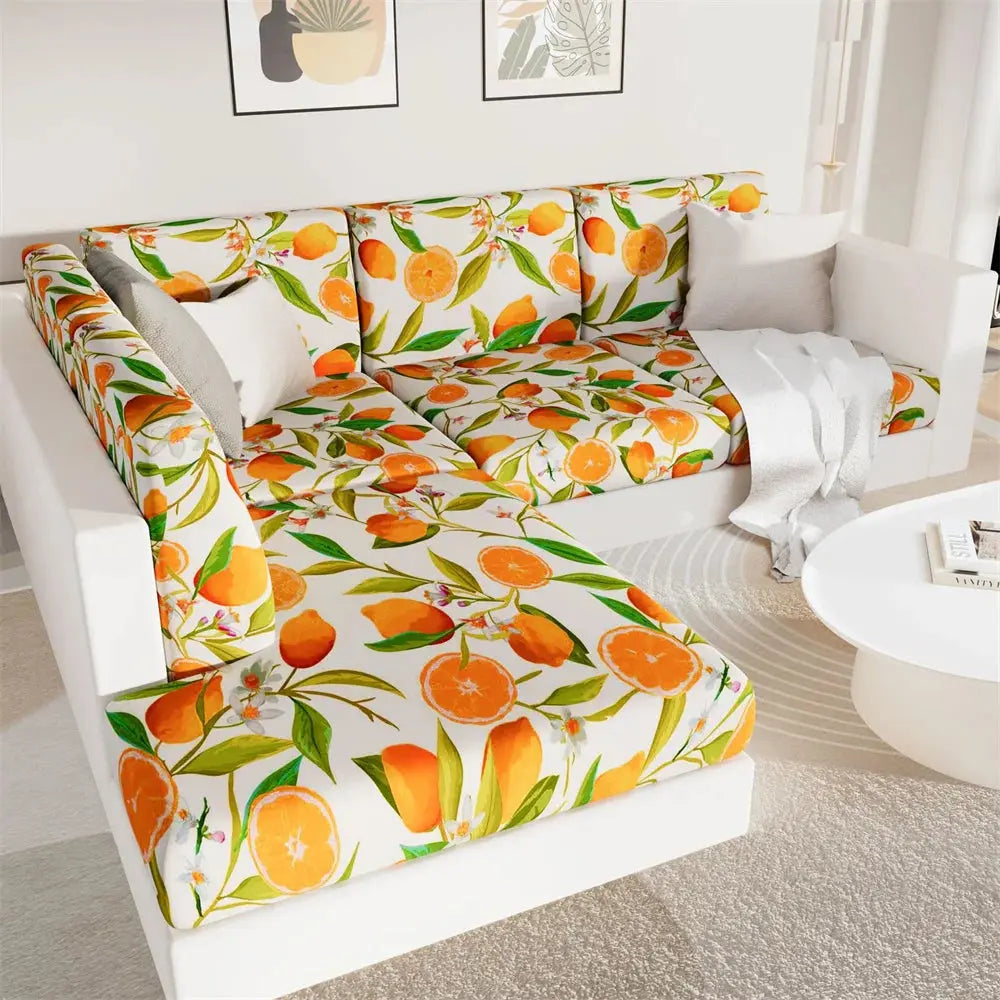 Housse d'assise canapé Lilas Housse de France