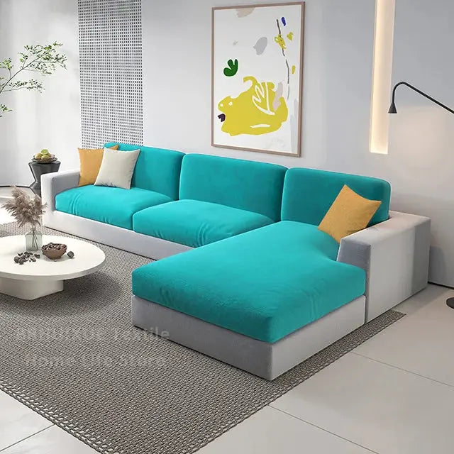 Housse d'assise canapé velours Housse de France