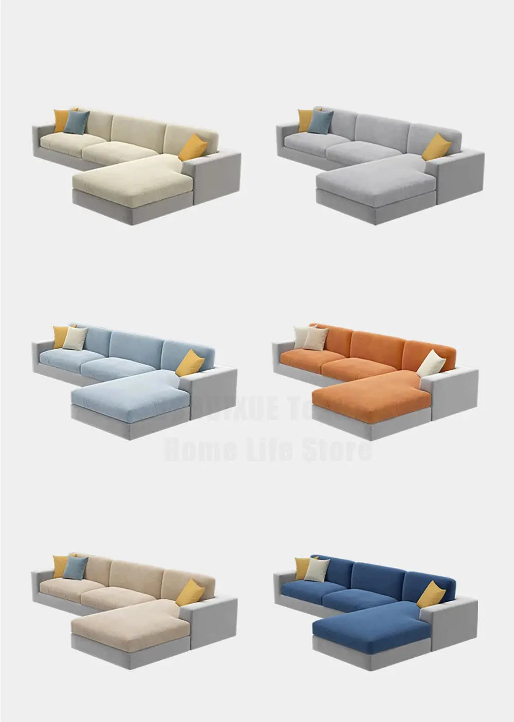 Housse d'assise canapé velours Housse de France