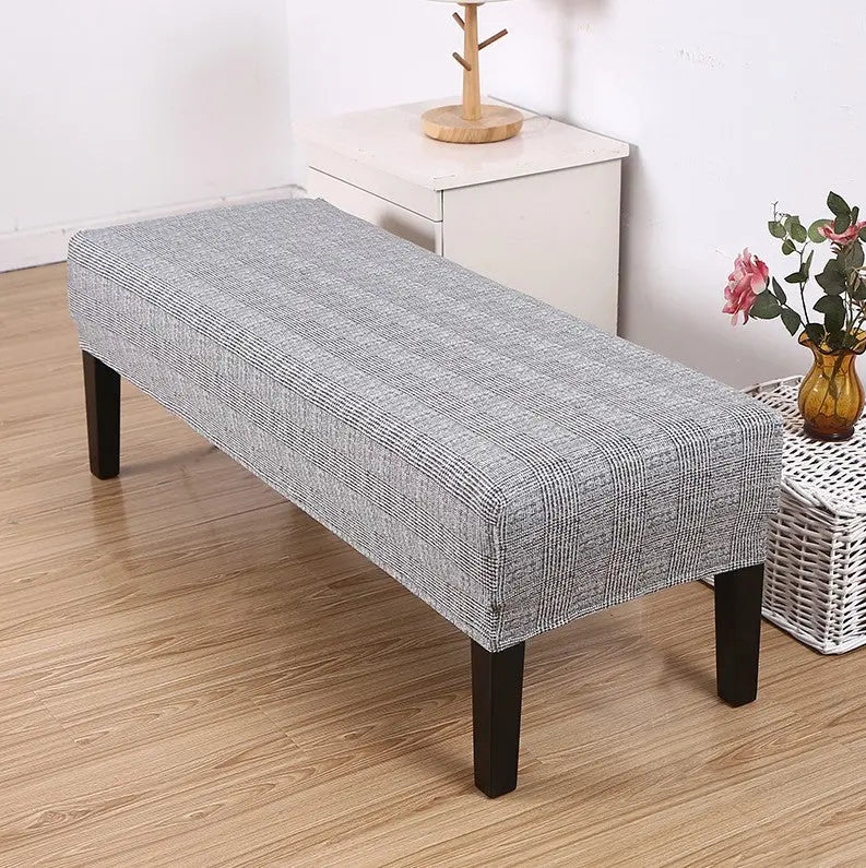Housse de Banquette Extensible HEXA Light Gray-205 × 45 × 30cm