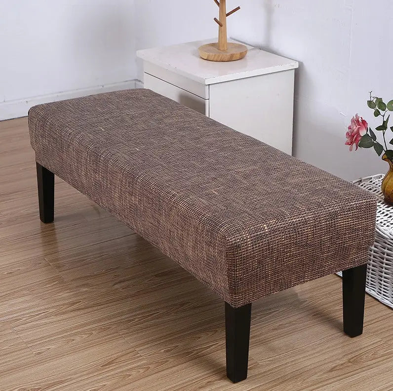 Housse de Banquette Extensible HEXA Brown-95 × 35 × 30cm