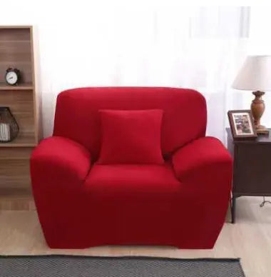 Housse de Canapé Moderne MINISI Red-Double and two pillows