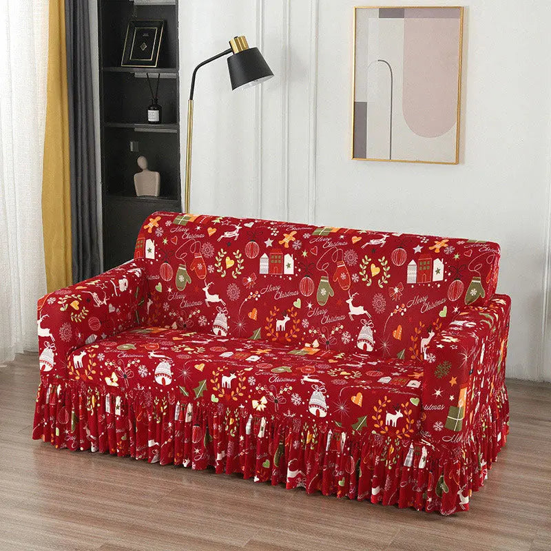 Housse de Canapé Universelle QUOVA Merry Christmas-Four Size 235 300cm