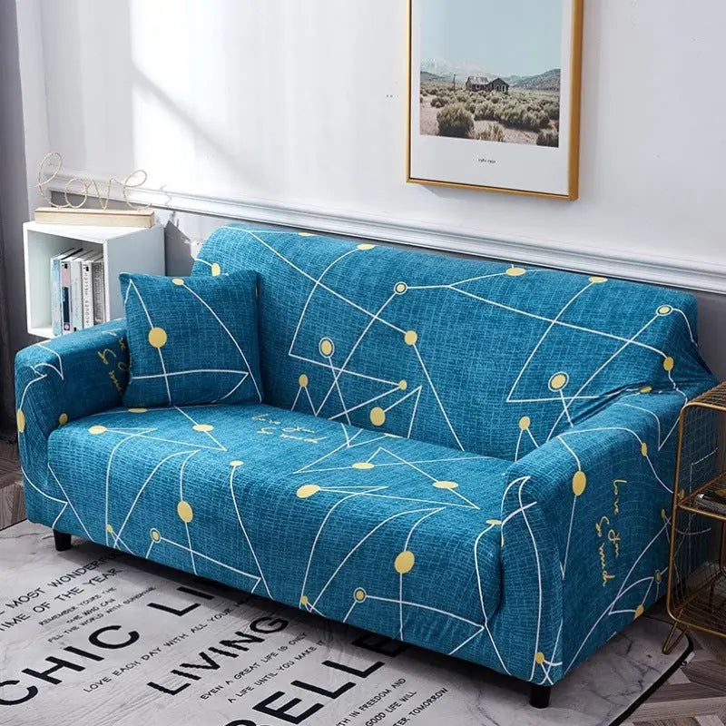 Housse de Canapé Extensible LORNA Burgundy-190to 230cm