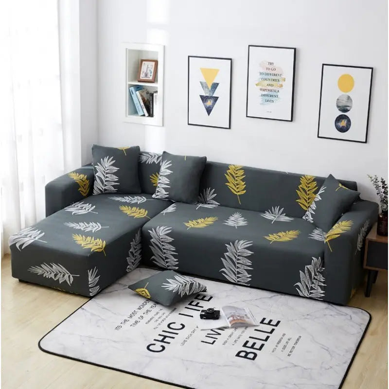 Housse de Canapé Extensible LORNA Brown-235to 300cm