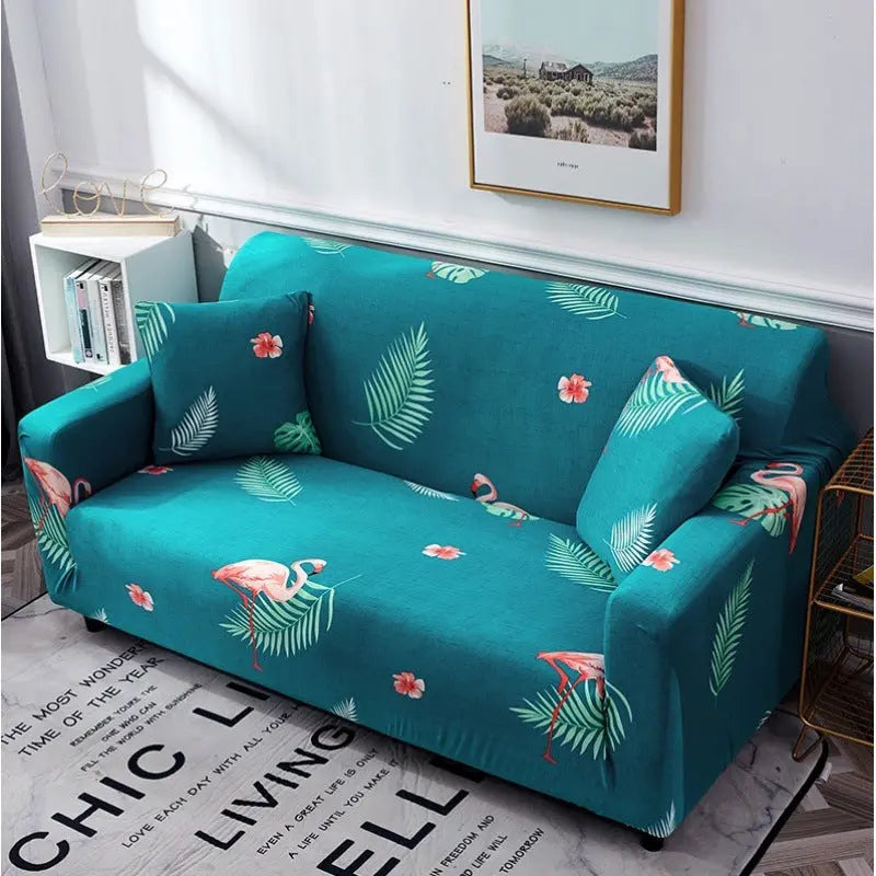 Housse de Canapé Extensible LORNA Fluorescent green-235to 300cm