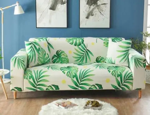 Housse de Canapé Géométrique ZELMA Spring is full-145x180cm double