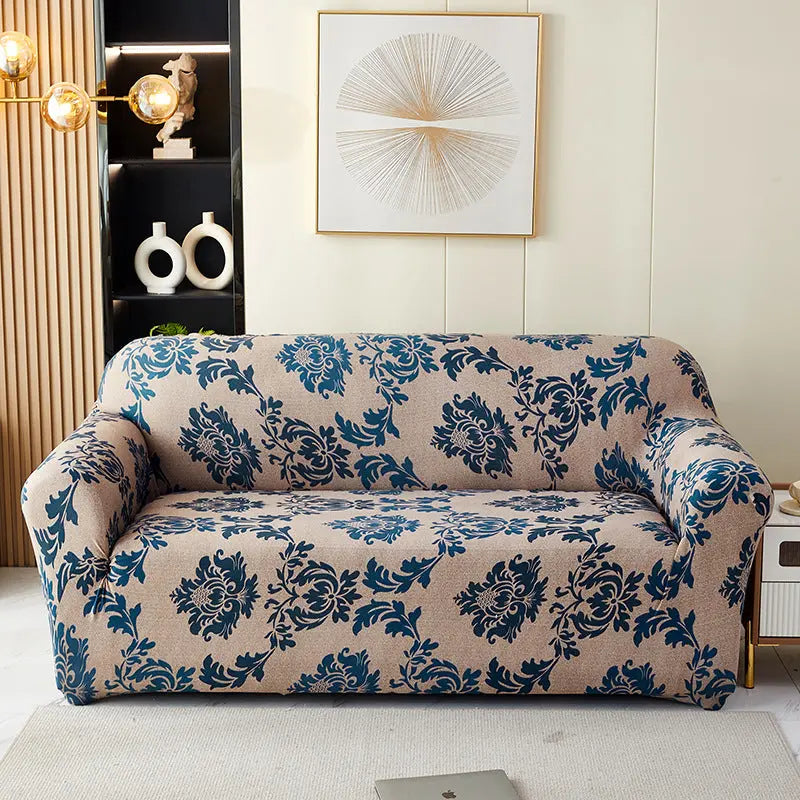 Housse de Canapé Imprimée ELASTIK Jianou-Double Sofa