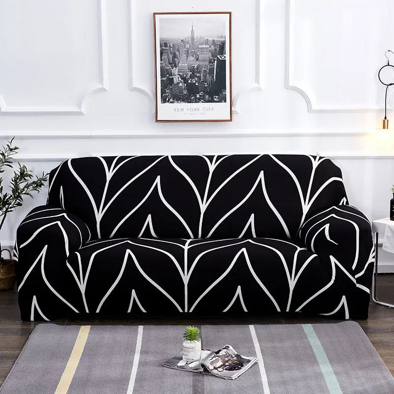 Housse de Canapé Moderne ARLEEN Black style-Four people