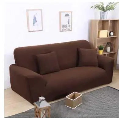 Housse de Canapé Moderne MINISI Brown-Double and two pillows