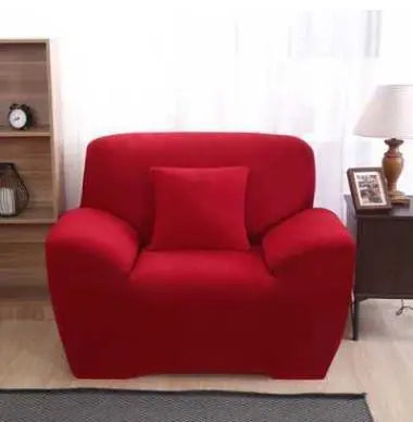 Housse de Canapé Moderne MINISI Red-2pcs Pillow