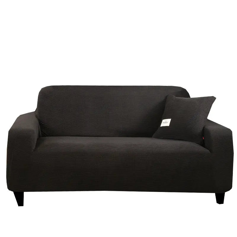 Housse de Canapé Polaire ELIXIR Black-235to300cm