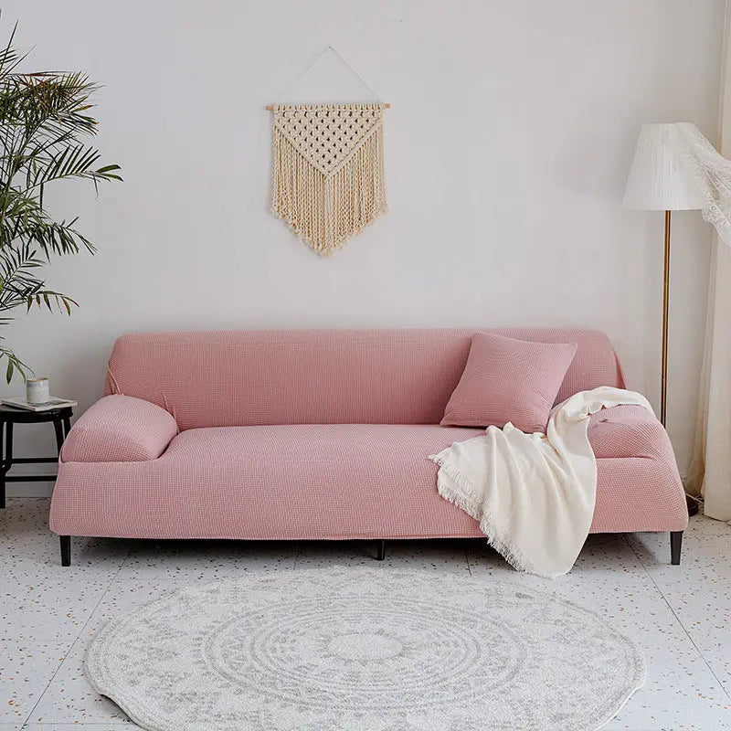 Housse de Canapé Polaire ELIXIR Pink-235to300cm