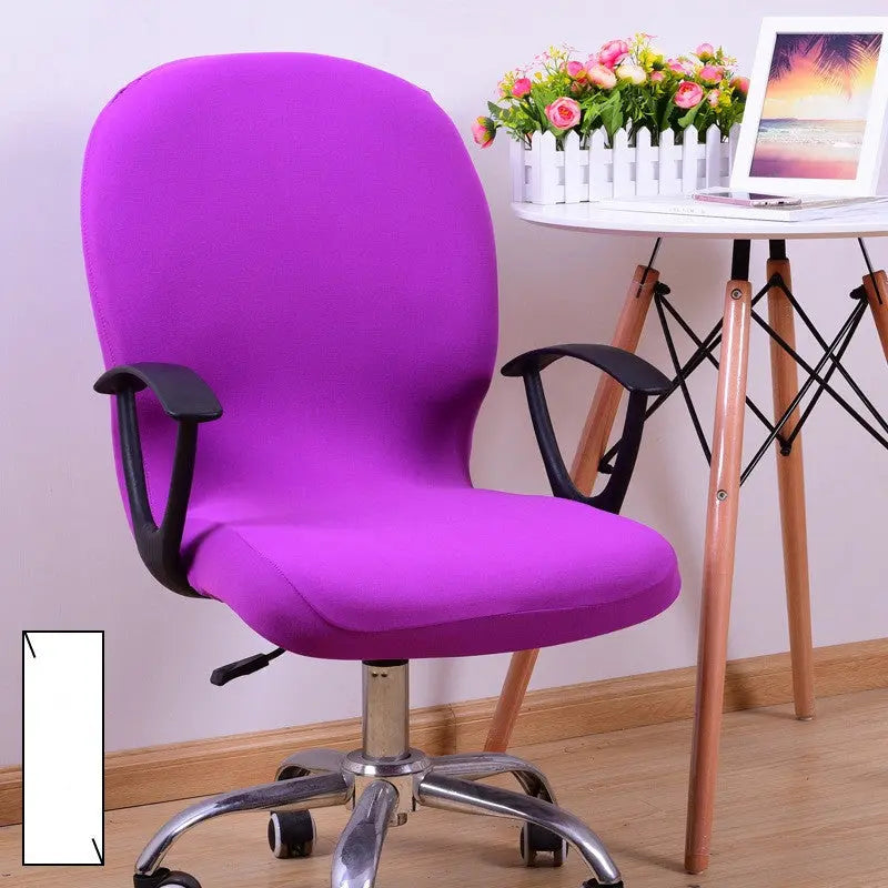 Housse de Chaise Moderne SWIVELA Violet-Default