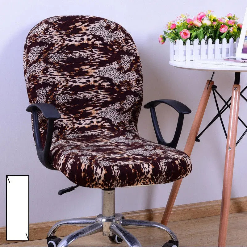 Housse de Chaise Moderne SWIVELA Leopard Print-Default