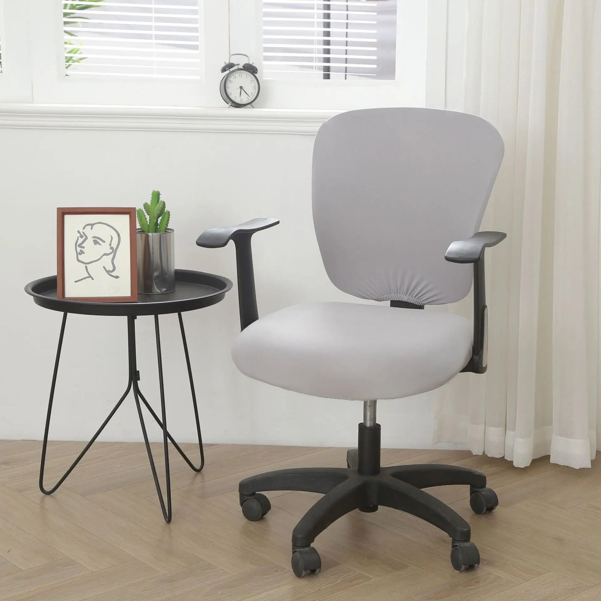 Housse de Chaise Élastique SMOOTH Gray-Split Universal