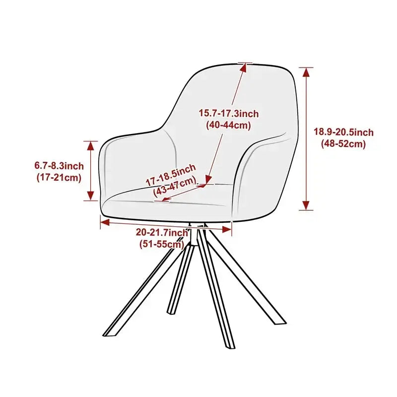 Housse de Chaise Extensible Moderne YUPAX Housse de France