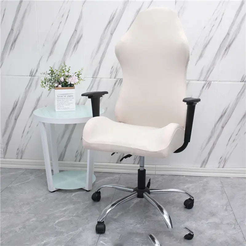 Housse de Chaise Gaming Extensible NOVA Offwhite