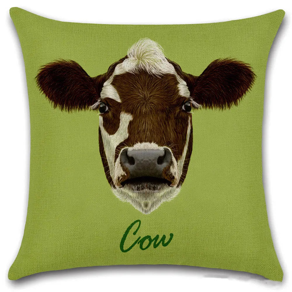 Housse de Coussin Animal Nordique LINNO Style9-45x45cm