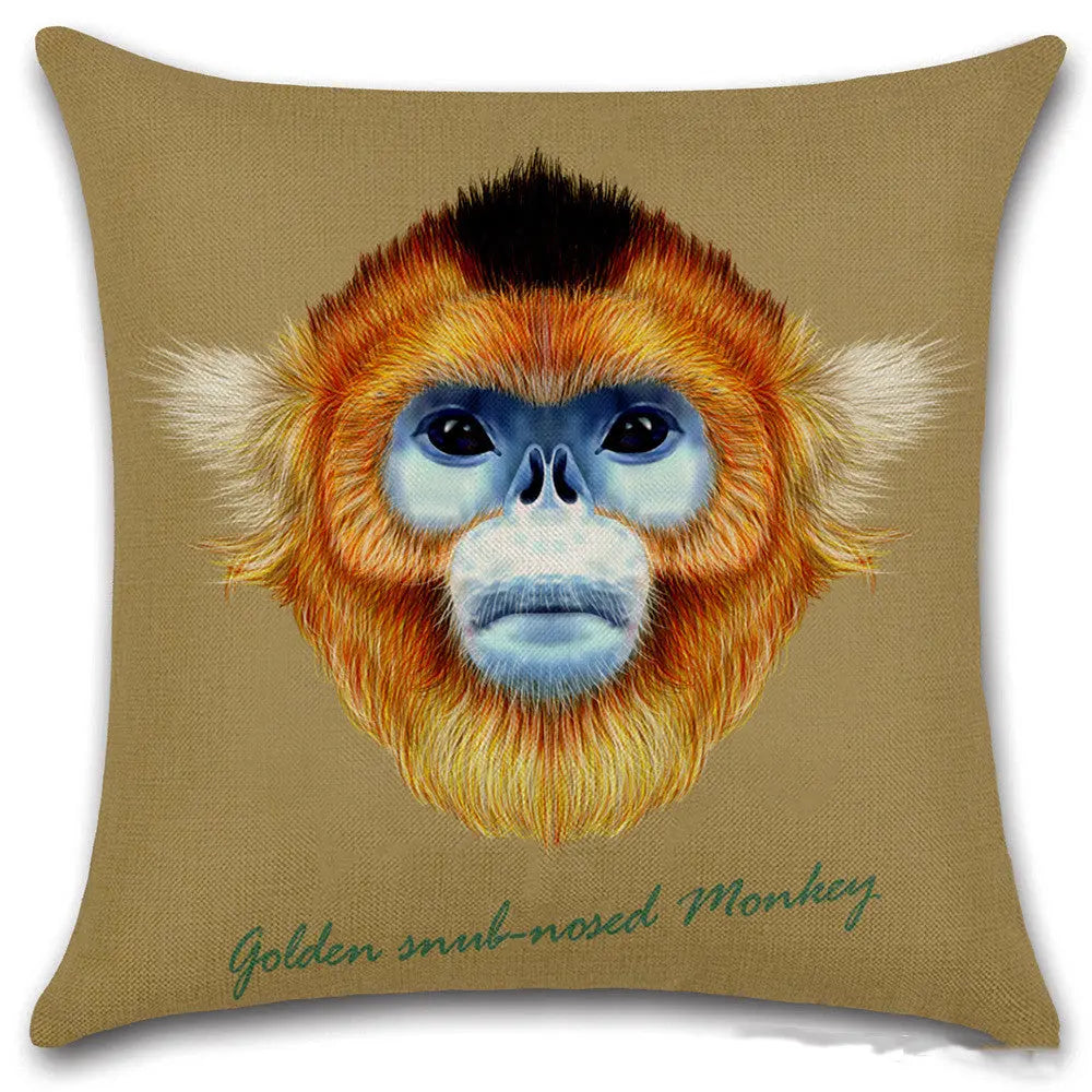 Housse de Coussin Animal Nordique LINNO Style18-45x45cm