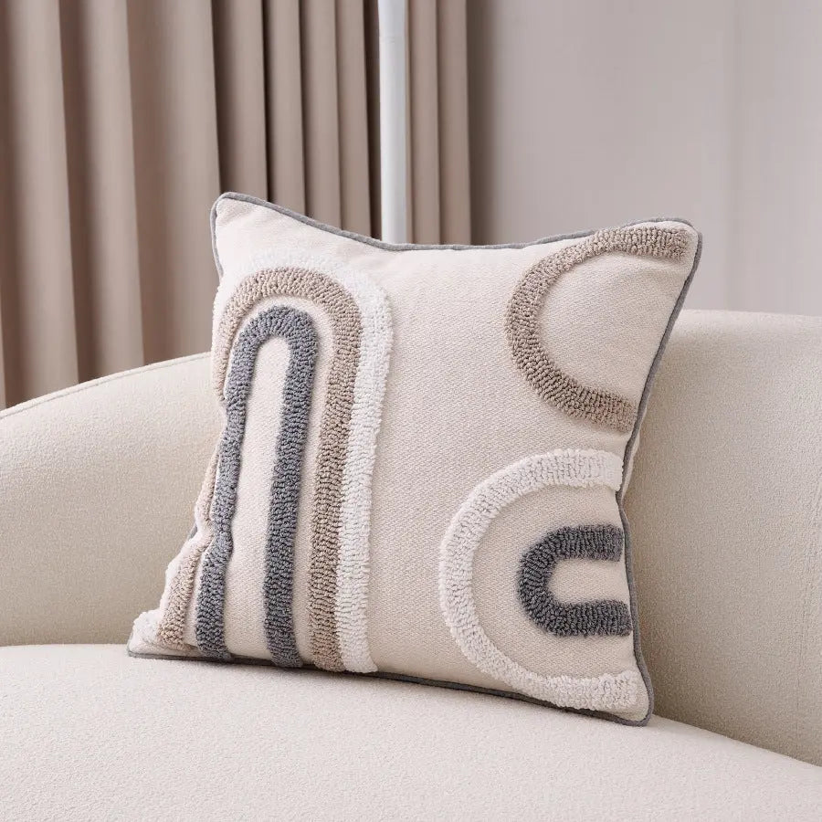 Housse de Coussin Bohème CHAMPIRO Loop Arc-45 X45cm Pillow Cover
