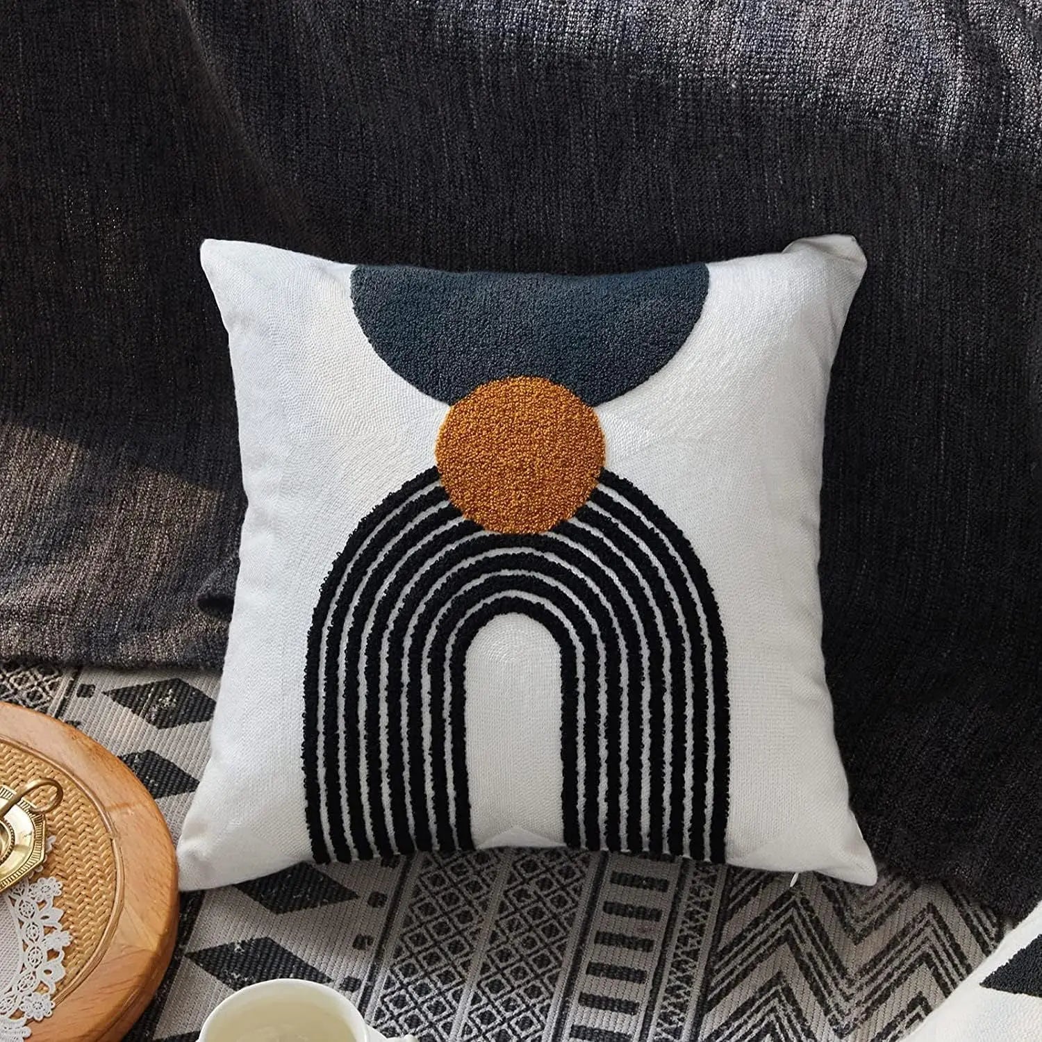 Housse de Coussin Boho Tuft ZINELO