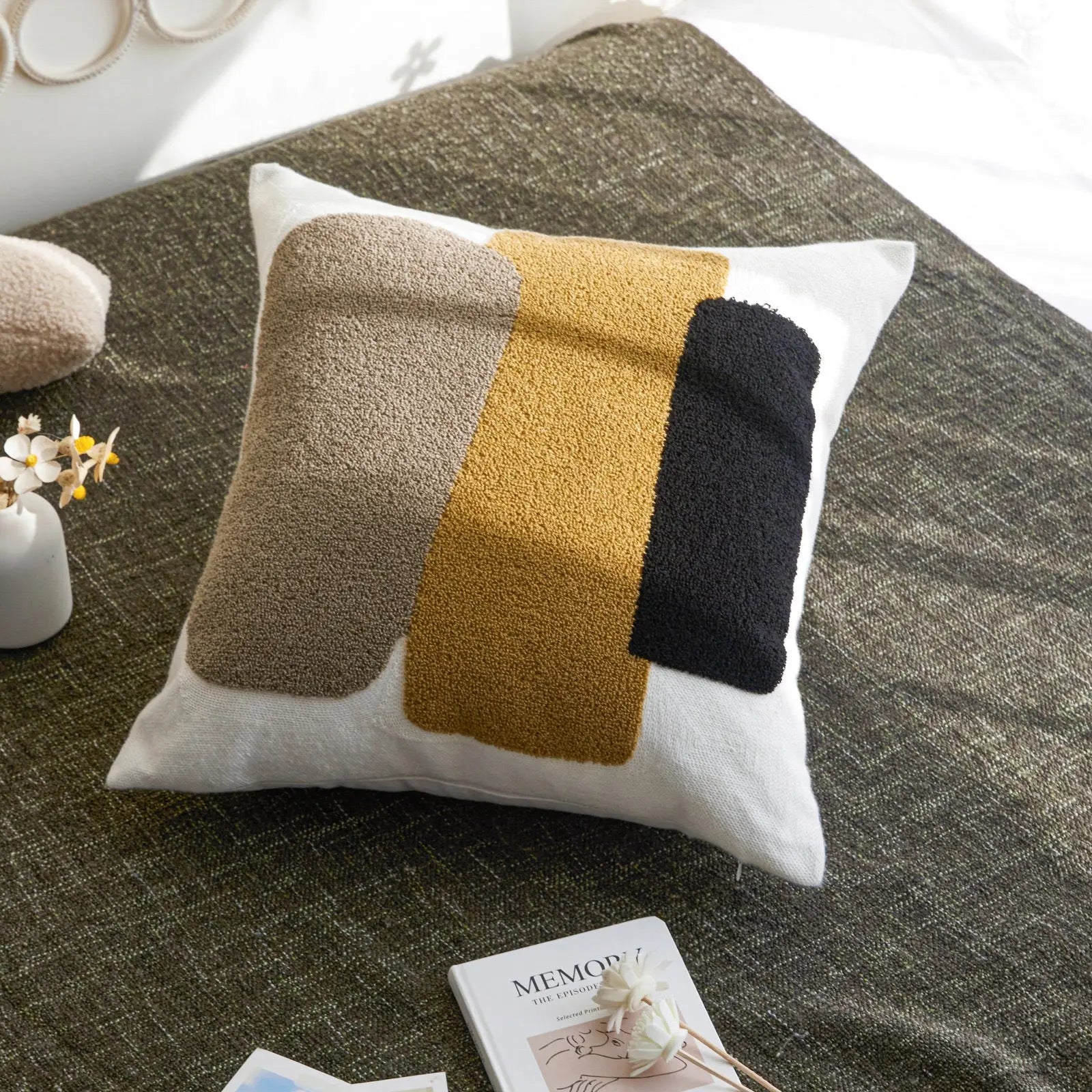 Housse de Coussin Boho Tuft ZINELO Style 1