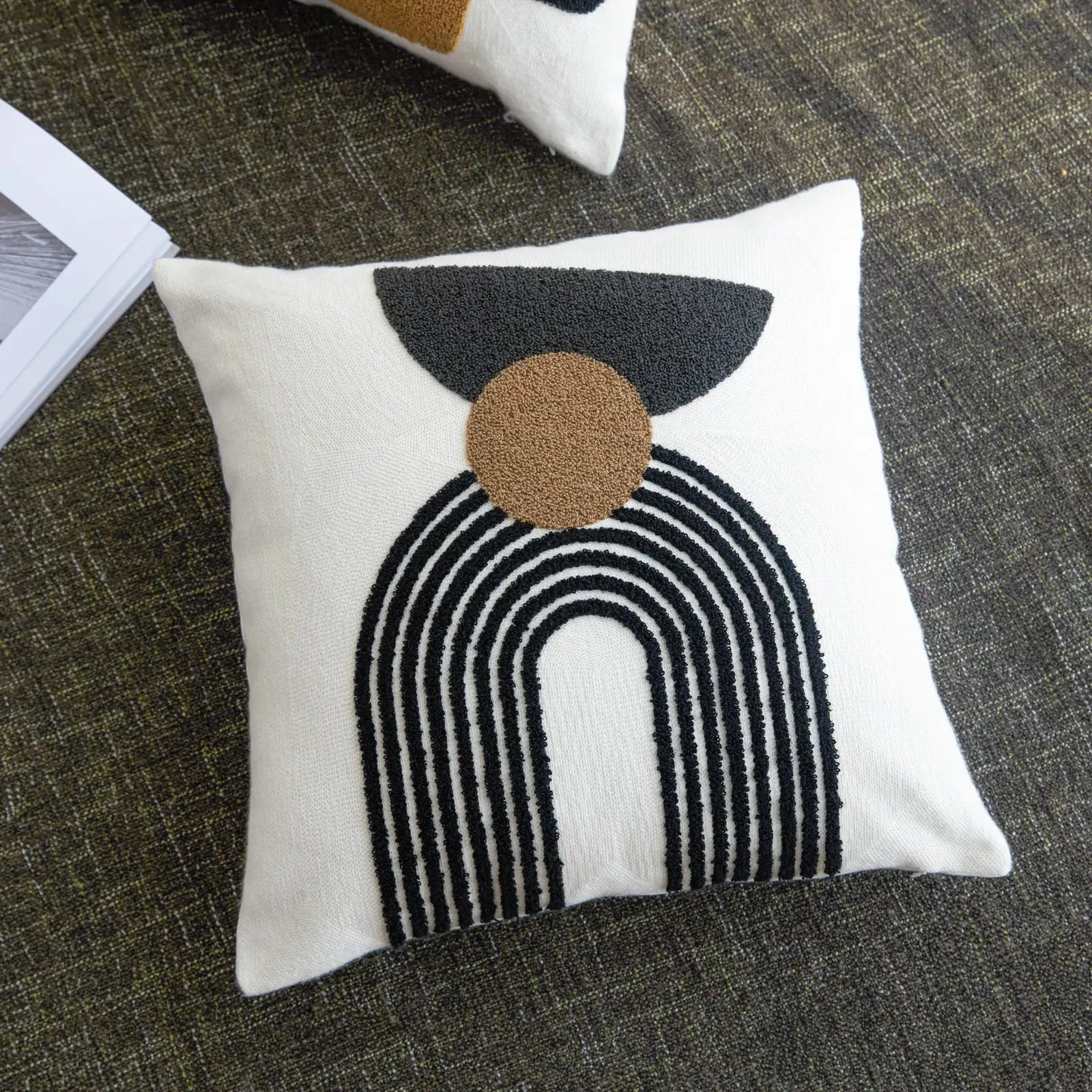 Housse de Coussin Boho Tuft ZINELO Style 2