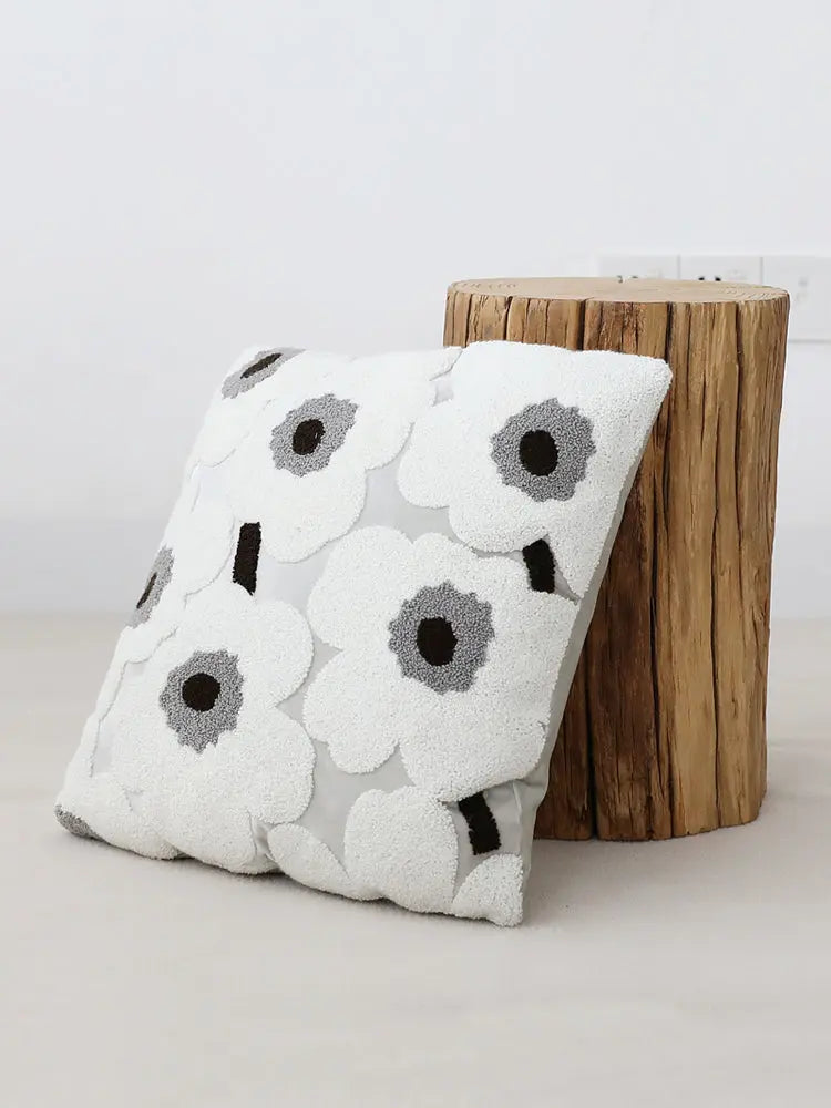 Housse de Coussin Broderie Finland White-About43x43cloth cover pillow