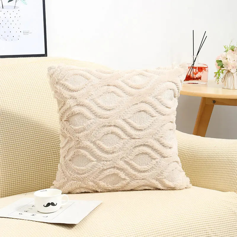 Housse de Coussin Canapé Nordique FENO Offwhite-45*45cm