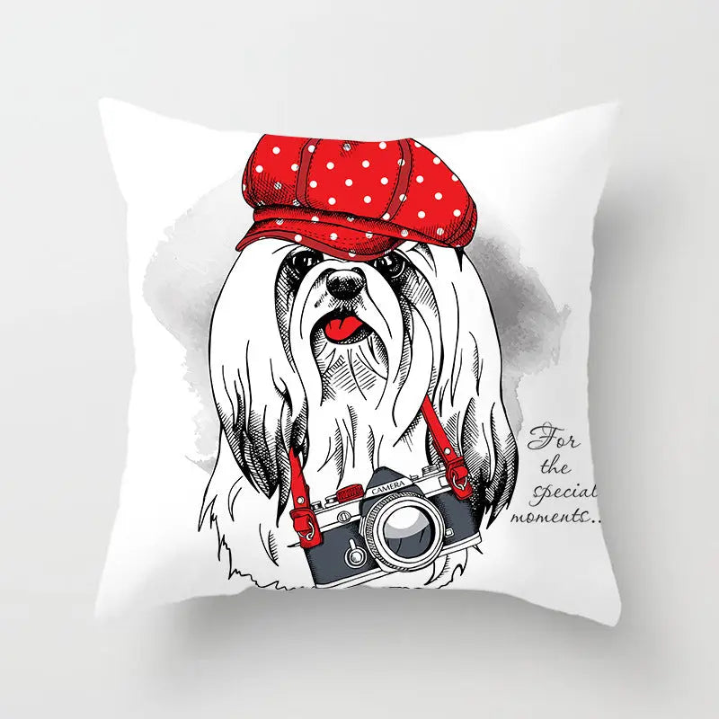 Housse de Coussin Cartoon FIBRI Style18-45x45cm