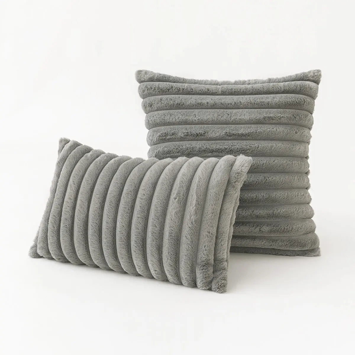 Housse de Coussin Chic POLMEGA Grey-45x45cm