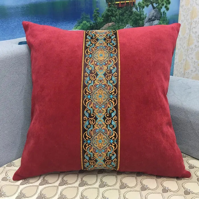 Housse de Coussin Déco KOLVIA Red-60X60CM Without Core