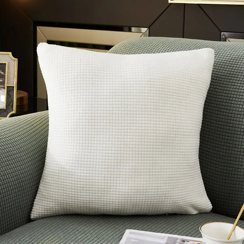 Housse de Coussin Douceur MARE와 Jade White-50x50cm Pillow Case