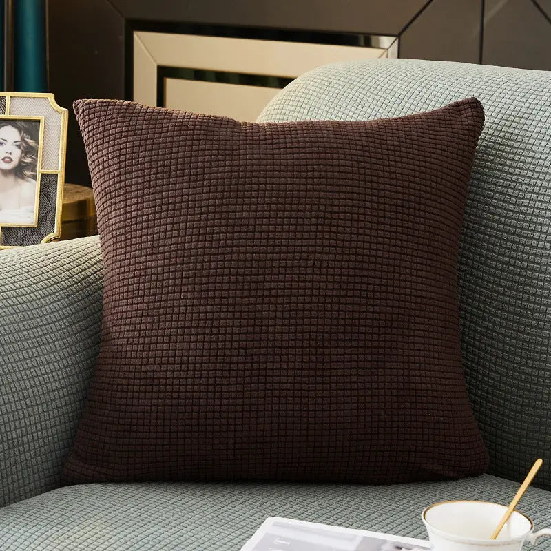 Housse de Coussin Douceur MARE와 Amber Brown-40x40cm Pillow Case